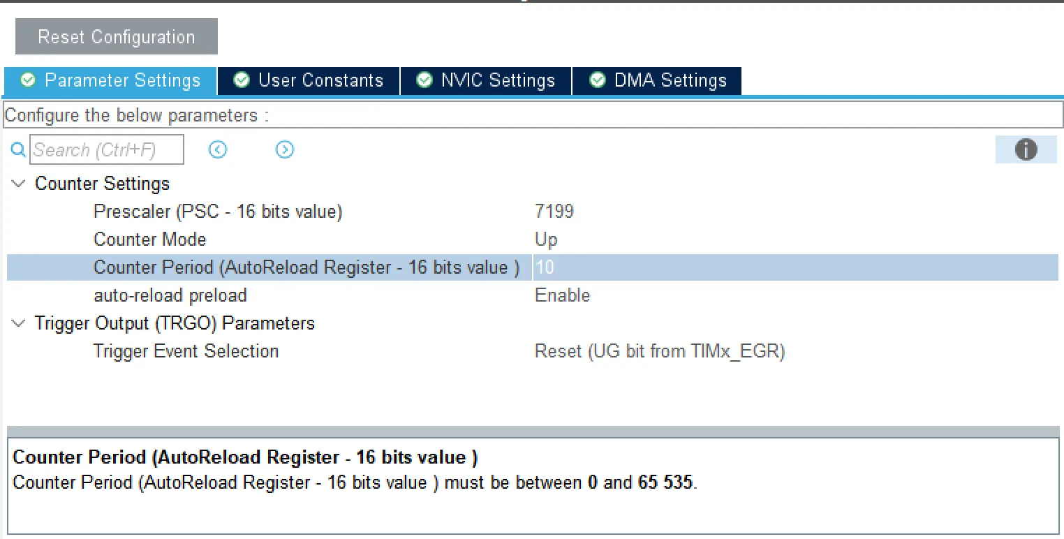 图5-1 配置定时器定时周期